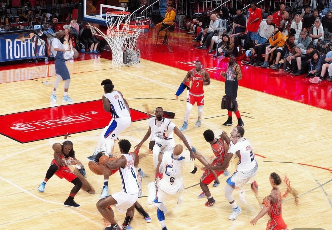 2019季前赛回顾：火箭与快船战术对决与球员高光盘点